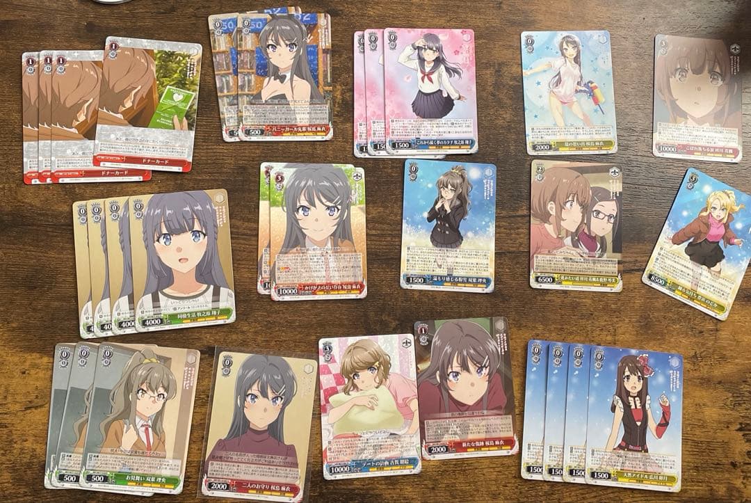 ヴァイス 青ブタ 青春ブタ野郎シリーズ 8扉 デッキ　パーツ付き