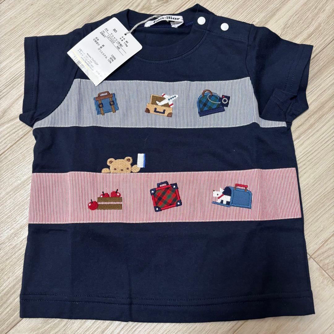 ファミリア　80cm 新品タグ付き　半袖Tシャツ