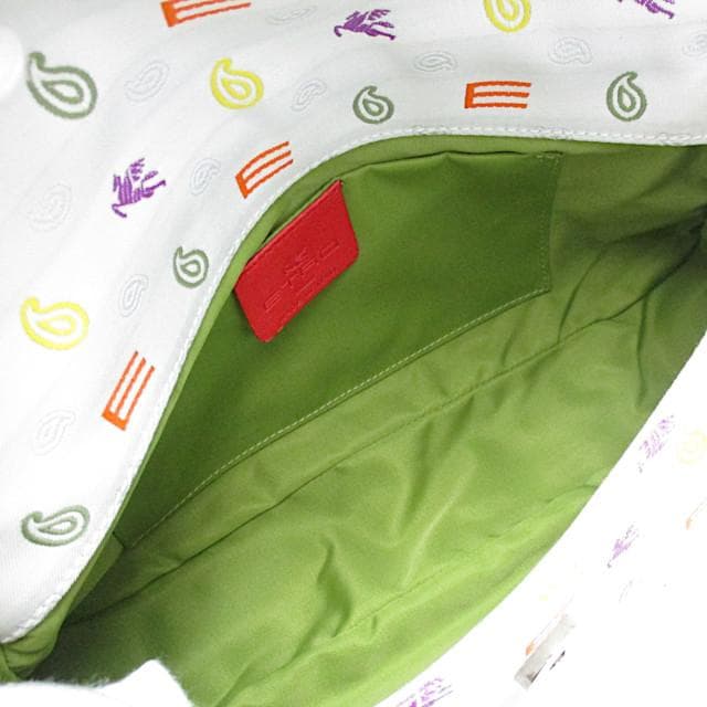 チ*コ様 エトロ ETRO ハンドバッグ ジャガード ピンクパープル 美品