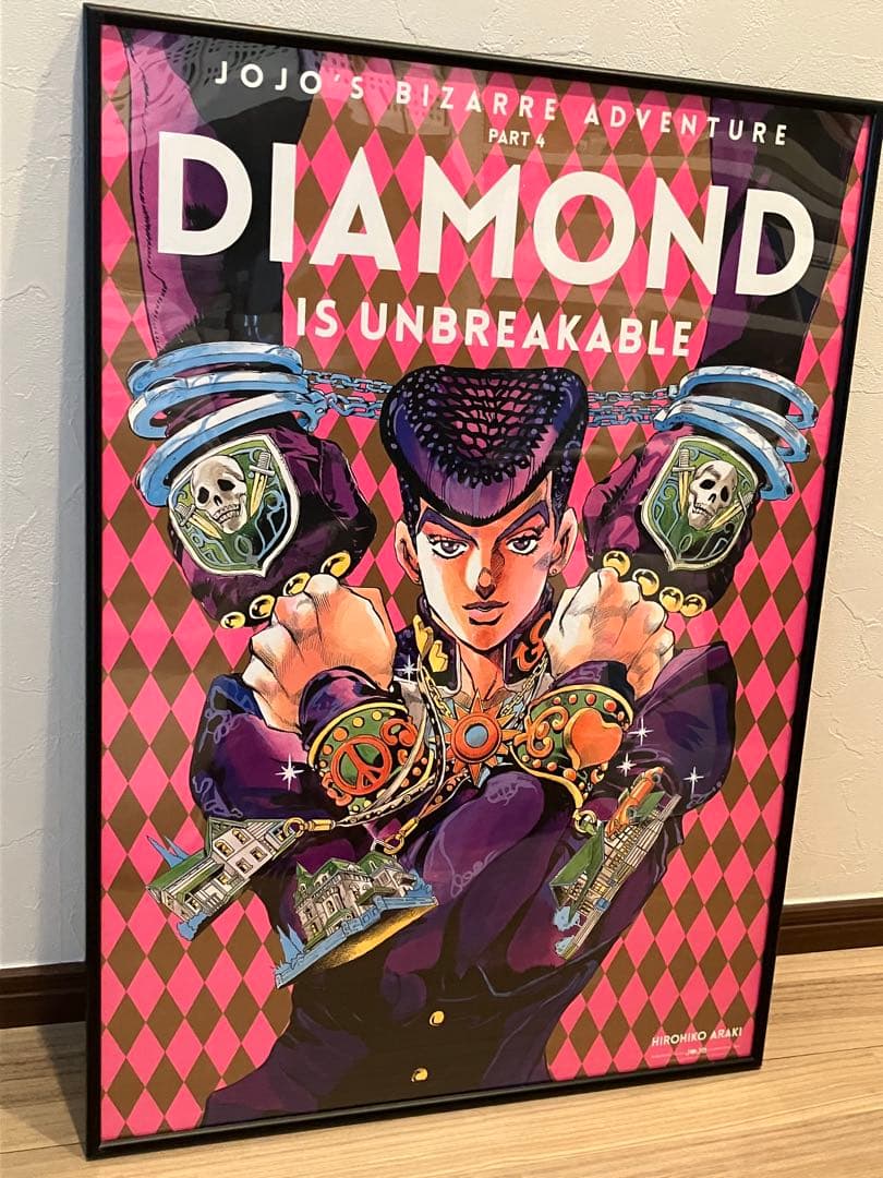 6枚セット　ジョジョの奇妙な冒険 2017 JOJO展 B2ポスター　【額縁有】