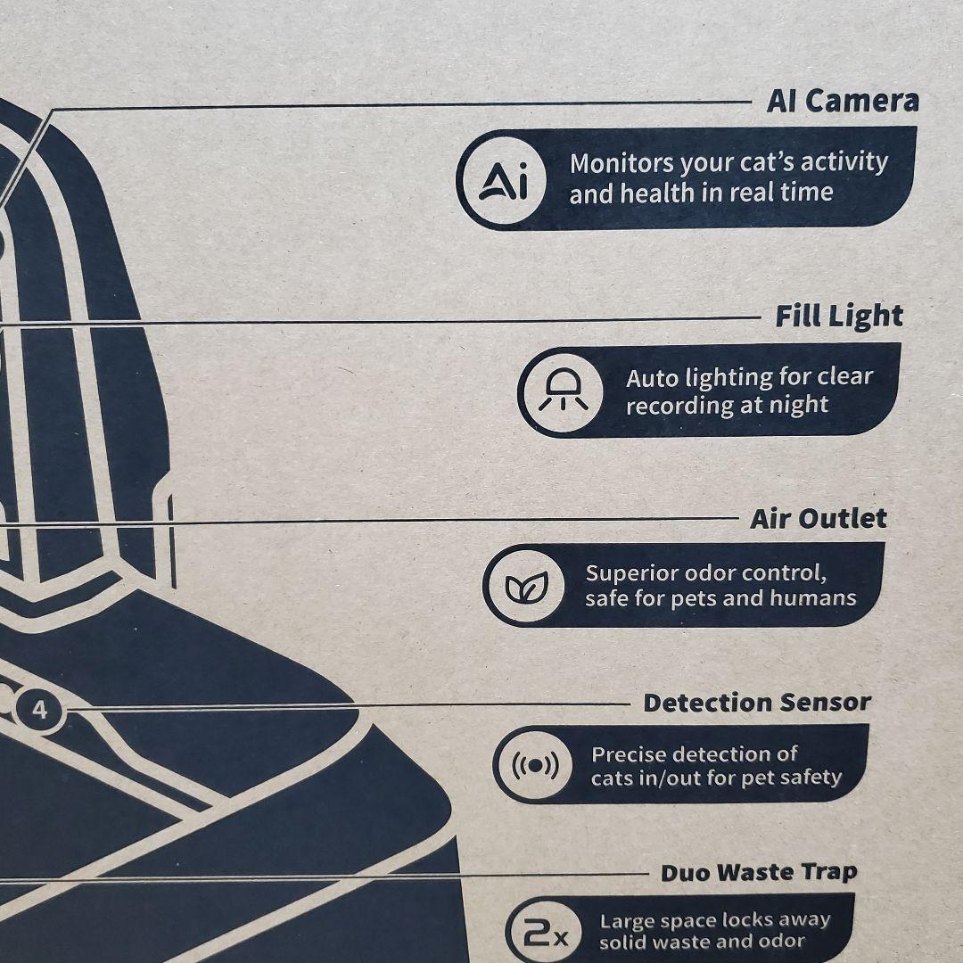 未開封 猫用トイレ PETKIT PUROBOT CRYSTAL DUO カメラ