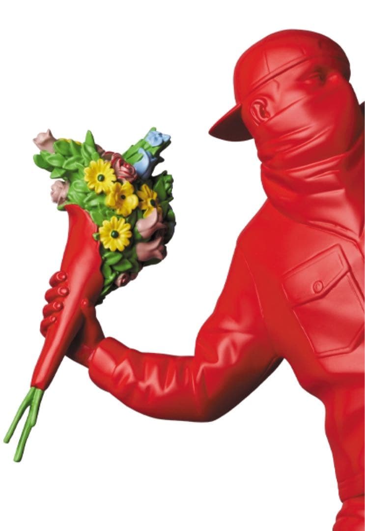 工芸品 BANKSY FLOWER BOMBER (Red ver.)