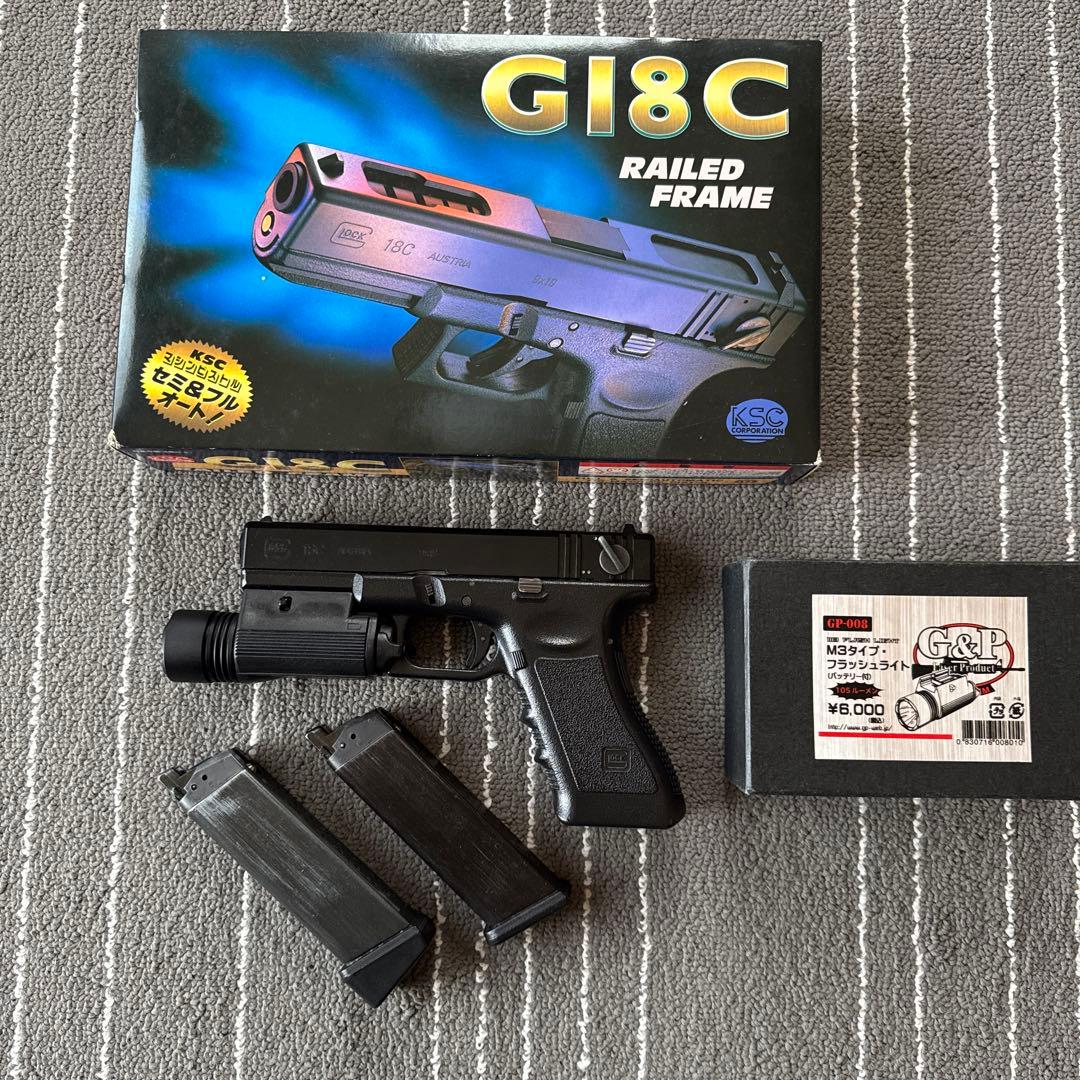 GI8C ガスガン + M3フラッシュライトセット