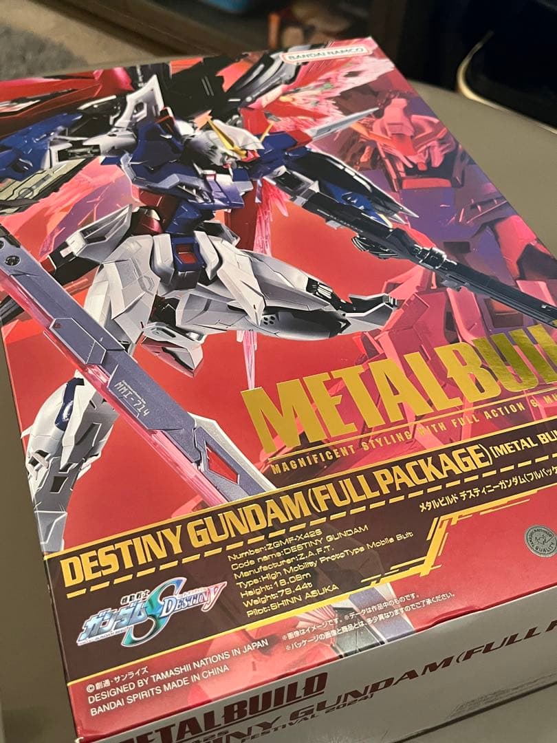 L BUILD メタルビルド　デスティニーガンダム　2024 ロゴ付き