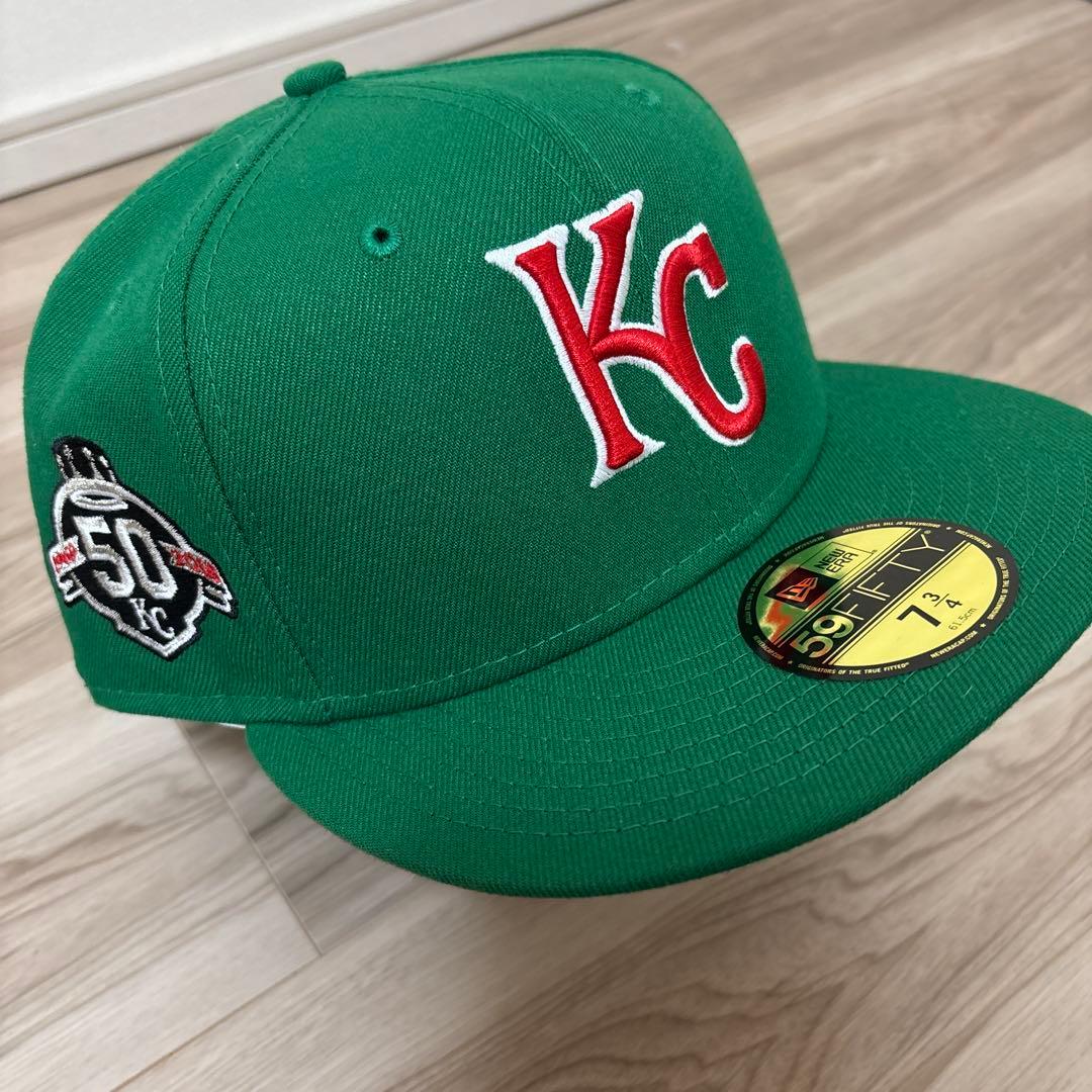 KC 50周年記念 グリーンベースボールキャップ 7 3/4