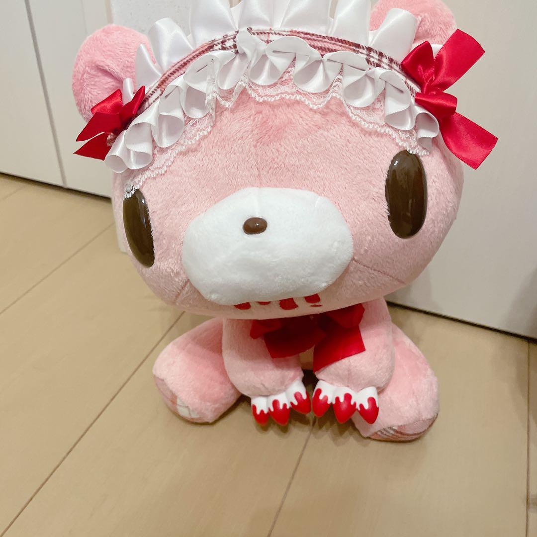 美品グルーミー　ぬいぐるみ　地雷系　ゴスロリ