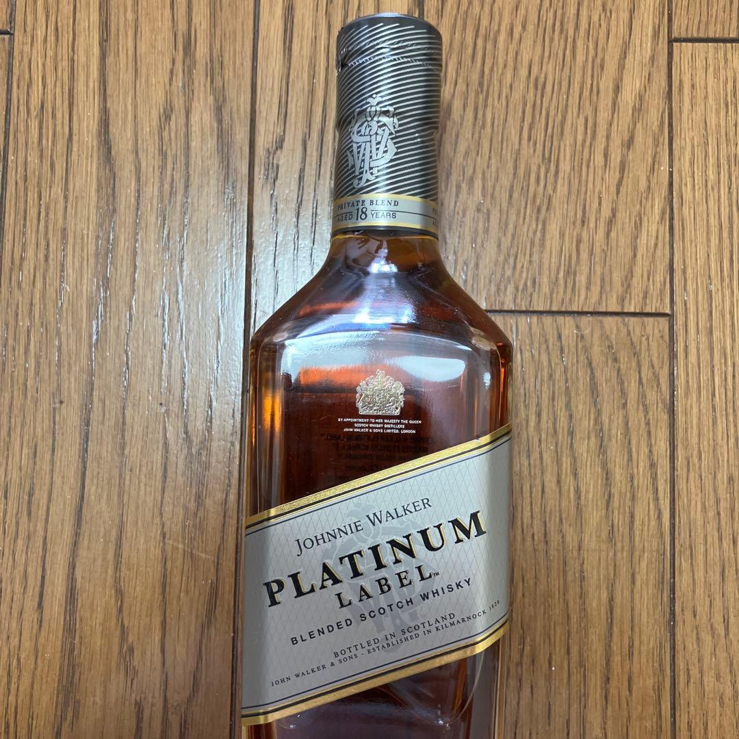 【終売】（超美品）ジョニーウォーカー　プラチナラベル　18年　750ml