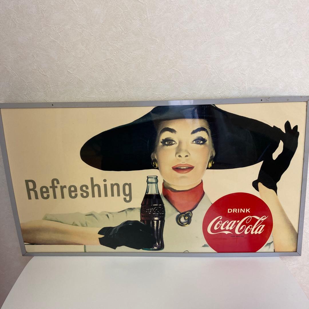 コカコーラ Coca-Cola レトロ広告看板 両面看板 昭和レトロ 激レア