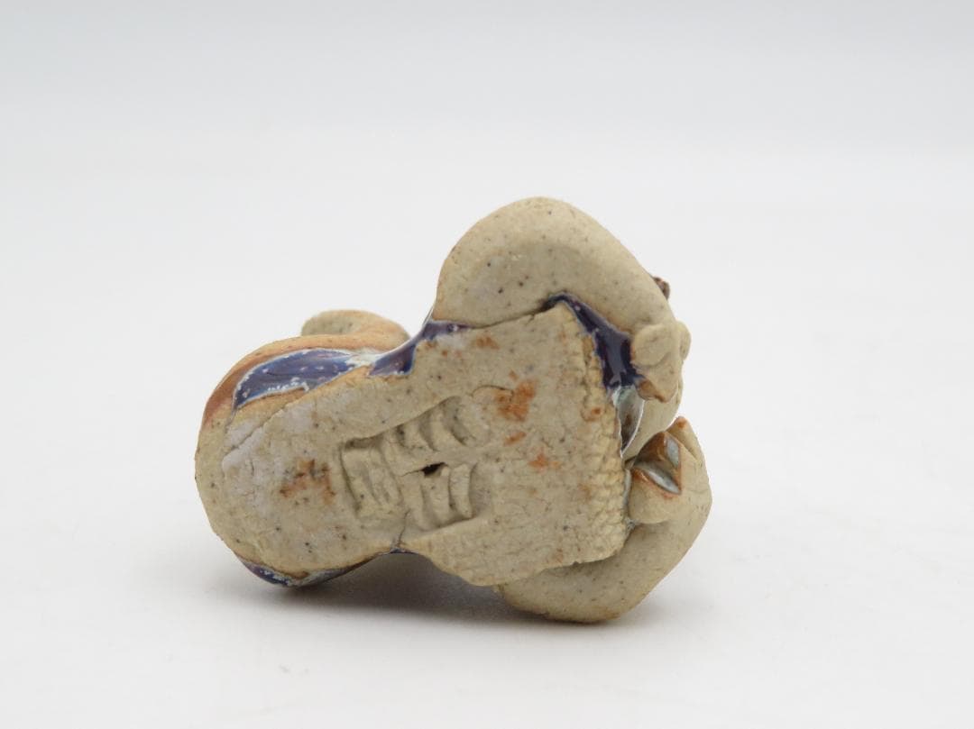 青芳人形 4点セット 陶器人形 森元青芳 砥部焼 オブジェ 置物 インテリア