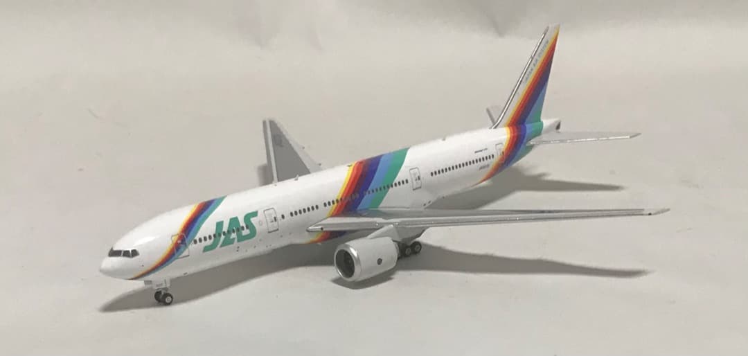 航空機・ヘリコプター JAS B777-200 JA007D Rainbow