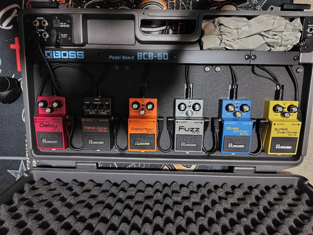BOSS 技クラフトエフェクター6点セット ペダルボード BCB-60