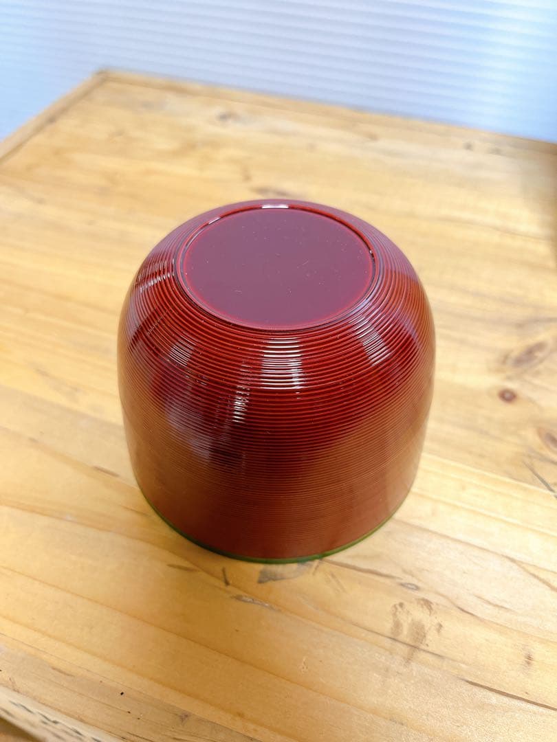 漆塗り 山中漆器 信玄弁当箱 6客セット 新品未使用 長期保管品
