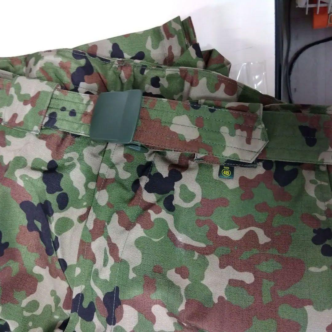 迷彩服戦闘服　装甲用4B 一式　ベルト付　別途ウエストベルト付