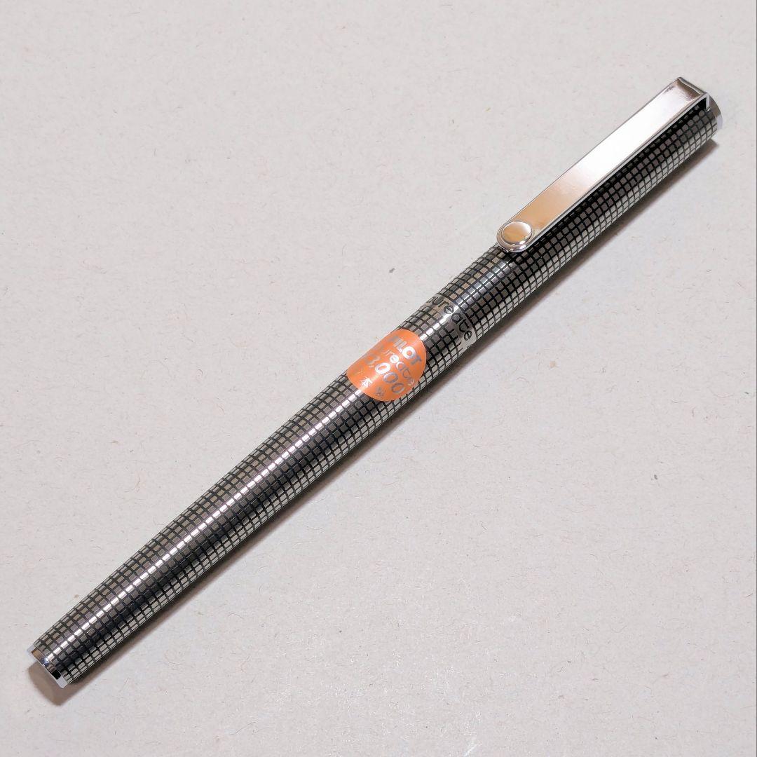 【新品・未使用】パイロット ローリート 格子 蝕刻 ボールペン シール付き