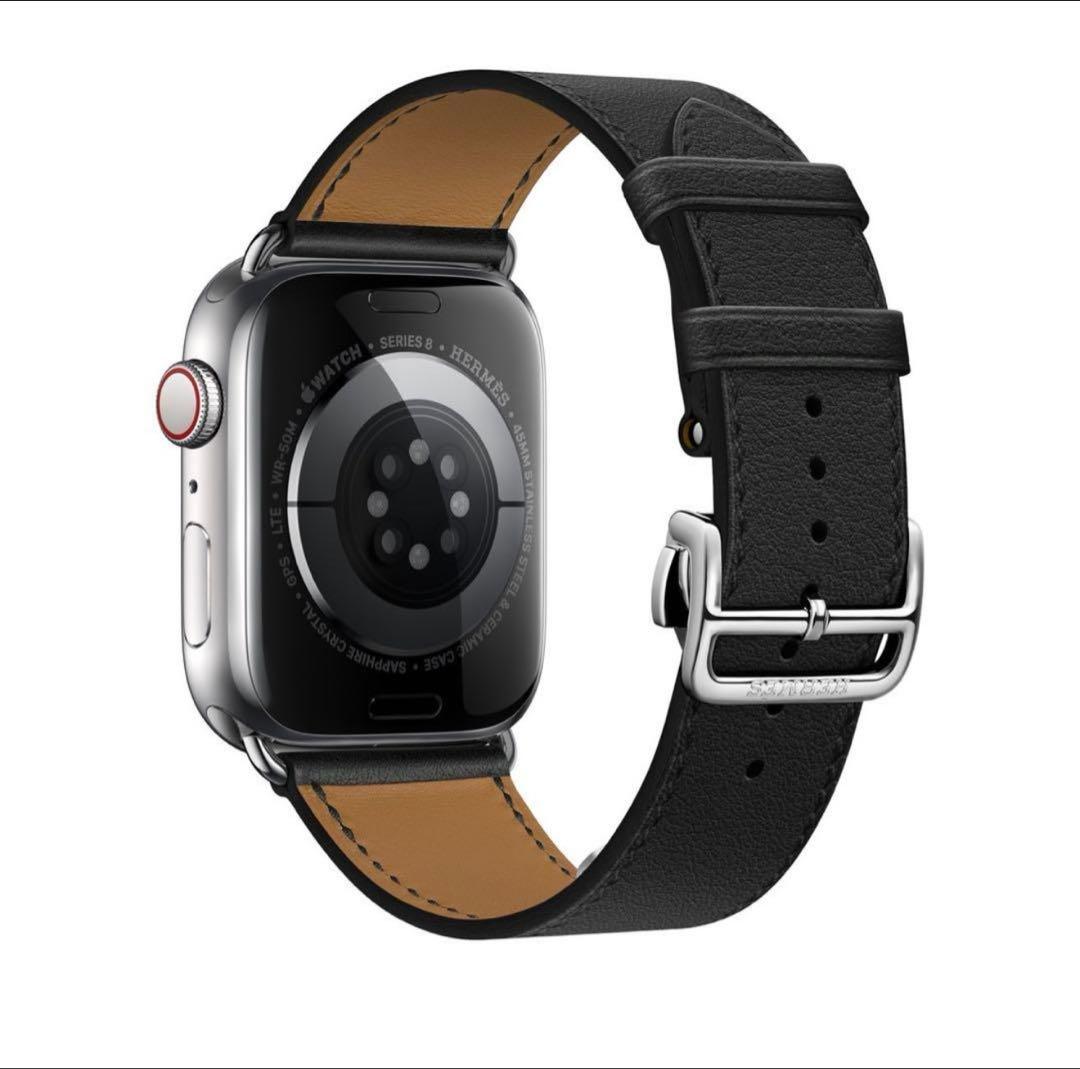 時計 AppleWatch Hermes Noir Deployment Buckle