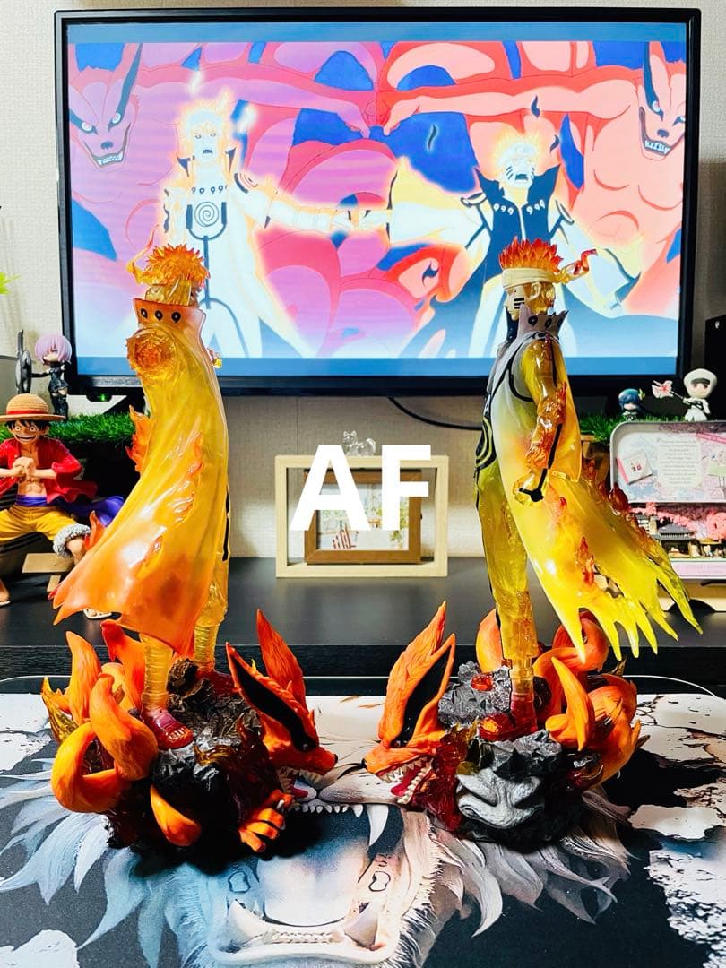 32cm うずまきナルト 波風ミナト 九尾 フィギュア 九喇嘛モード 2セット