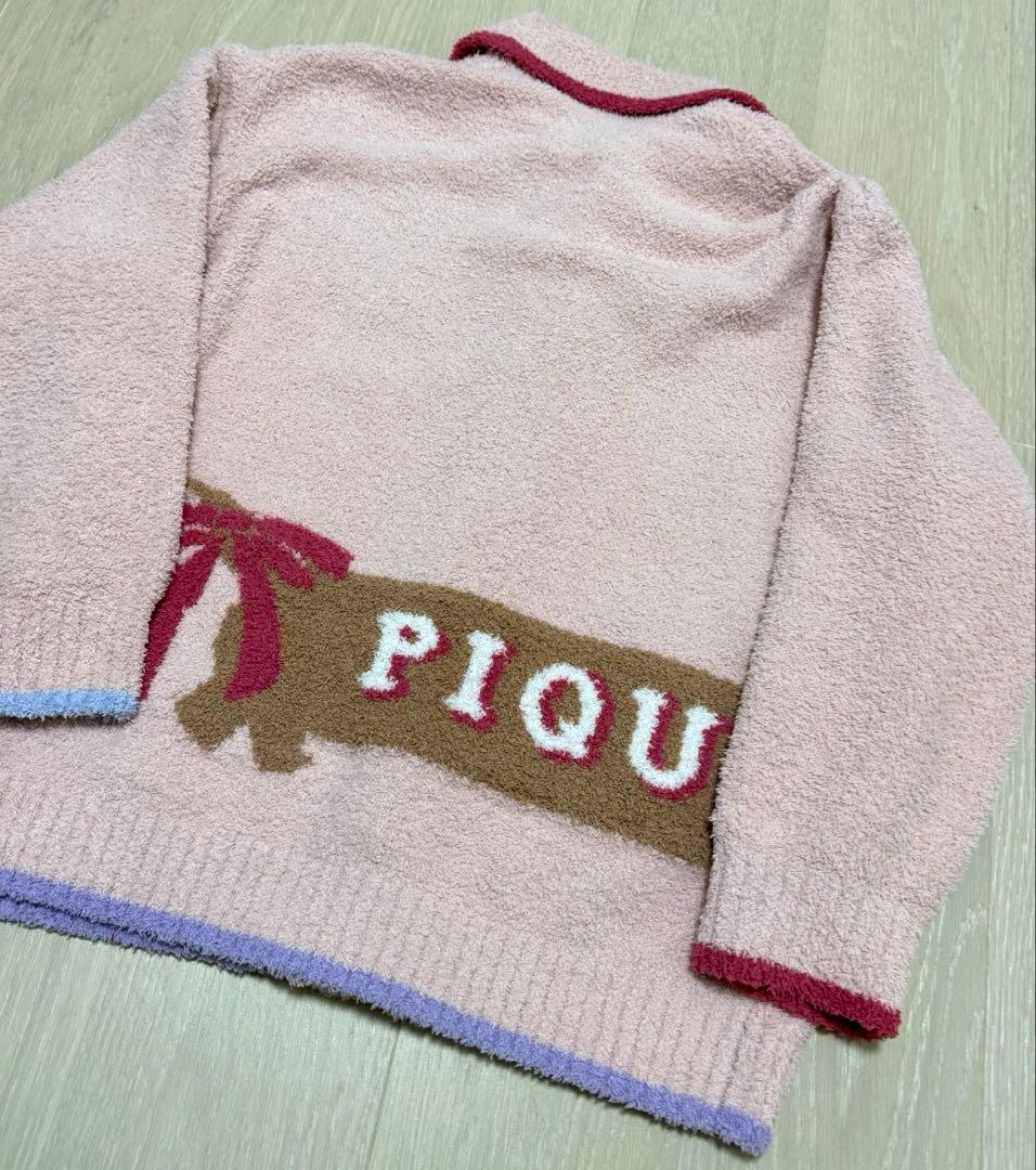 【美品】ジェラートピケ ベビモコダックスフンドカーディガン