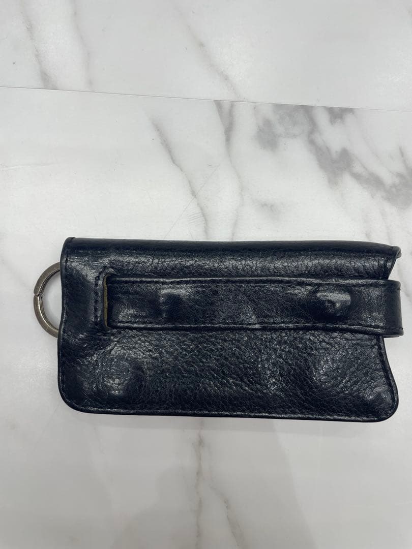美品　クロムハーツ　レザーキーケース　ブラック