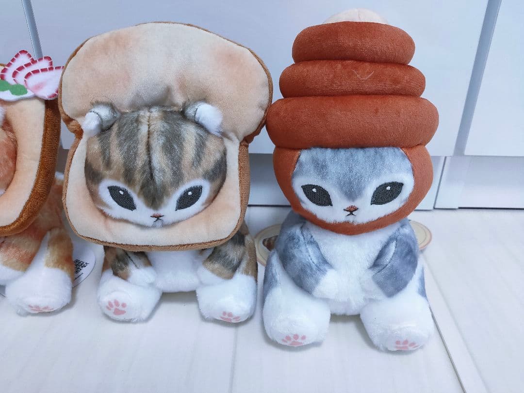 モフサンド パンにゃん ぬいぐるみ 全4種セット mofusand ねこ ネコ