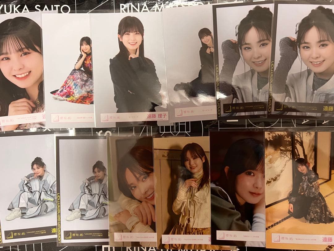 ◎櫻坂46 遠藤理子　生写真　150枚　コンプ8種　お値下げ