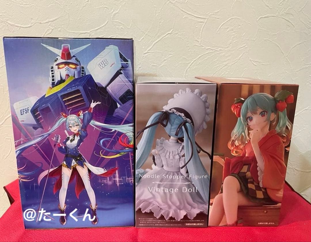 初音ミク ぬーどるストッパーフィギュア ヴィンテージドール　ガンダム　ほおずき