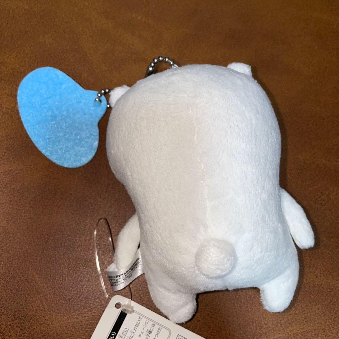 自分ツッコミくま　ボールチェーン付きぬいぐるみ　見守ってる