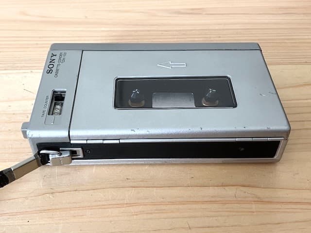 木木 整備済完全動作品 SONY TCM-100 プレスマン ストラップ