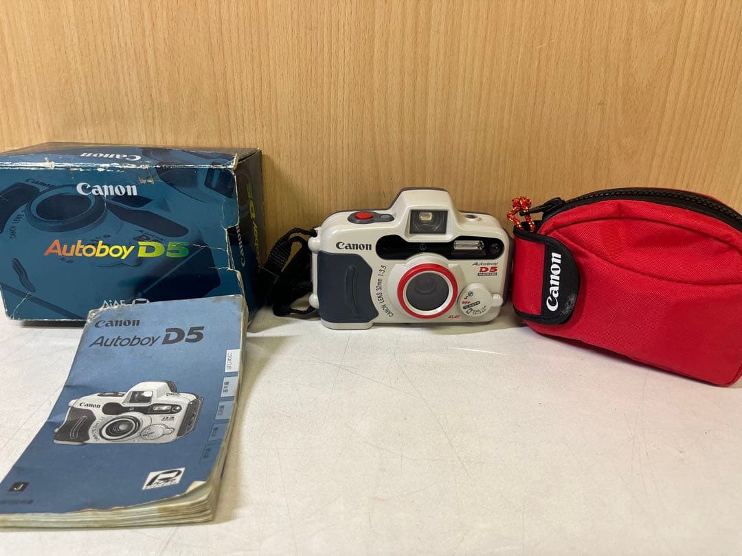 G607 廃盤 希少Canon Autoboy D5 元箱・ケース付 カメラ