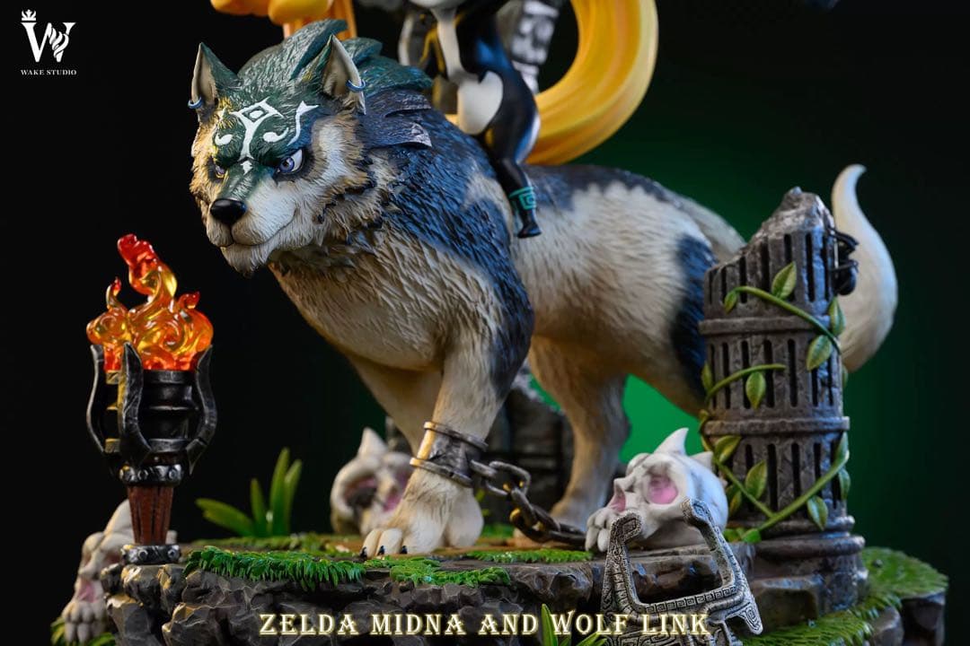 ゼルダの伝説 Wake-STUDIO リンク ミドナ フィギュア