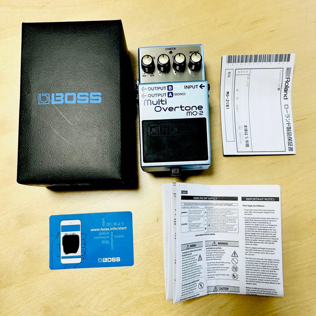 BOSS Multi Overtone MO-2 箱、説明書、保証書付き