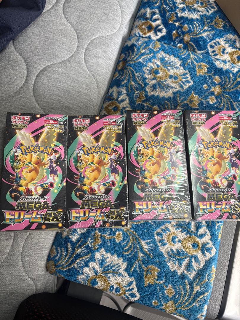 ポケモンカード MEGA ドリームEX 4パック　シュリンク付き