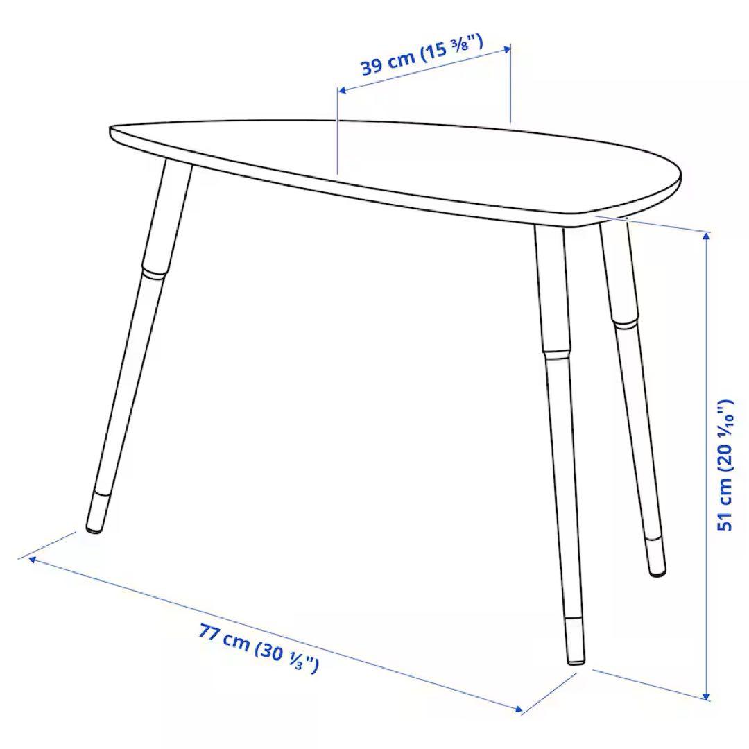 IKEA LÖVBACKEN ローヴバッケン サイドテーブル　廃盤品　ブルー