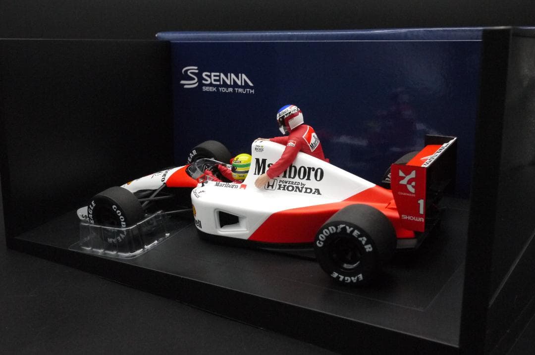 わふこう1/18 マクラーレン MP4/6 A.セナ J.アレジ Taxi