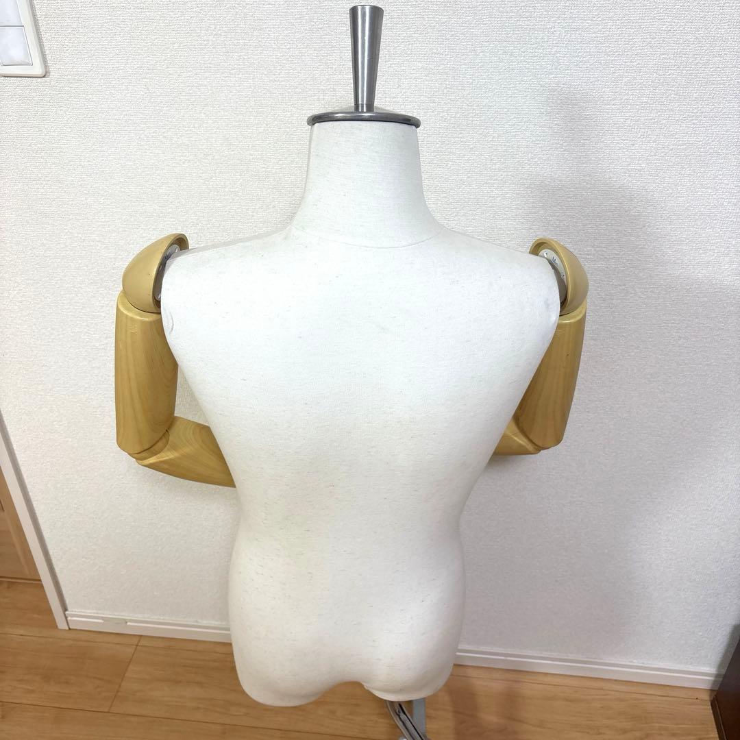 布製メンズトルソー Rebody　マネキン　腕可動式