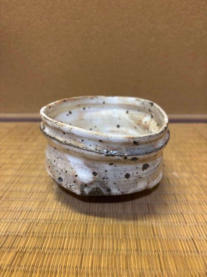 大人気作家　深見文紀　粉引　茶碗　美濃焼　瀬戸焼　織部　志野