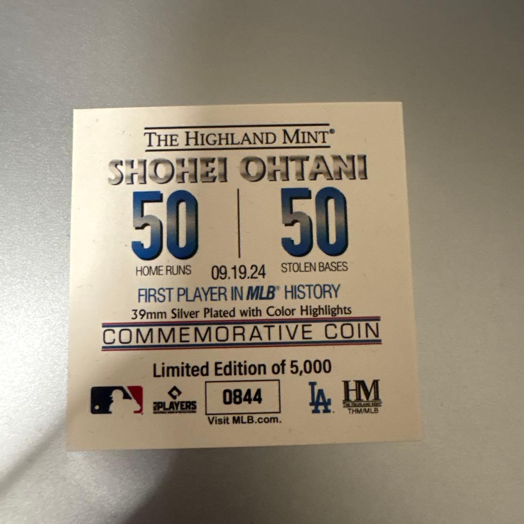 【アメリカ現地購入】大谷翔平 50本塁打50盗塁記念 5050