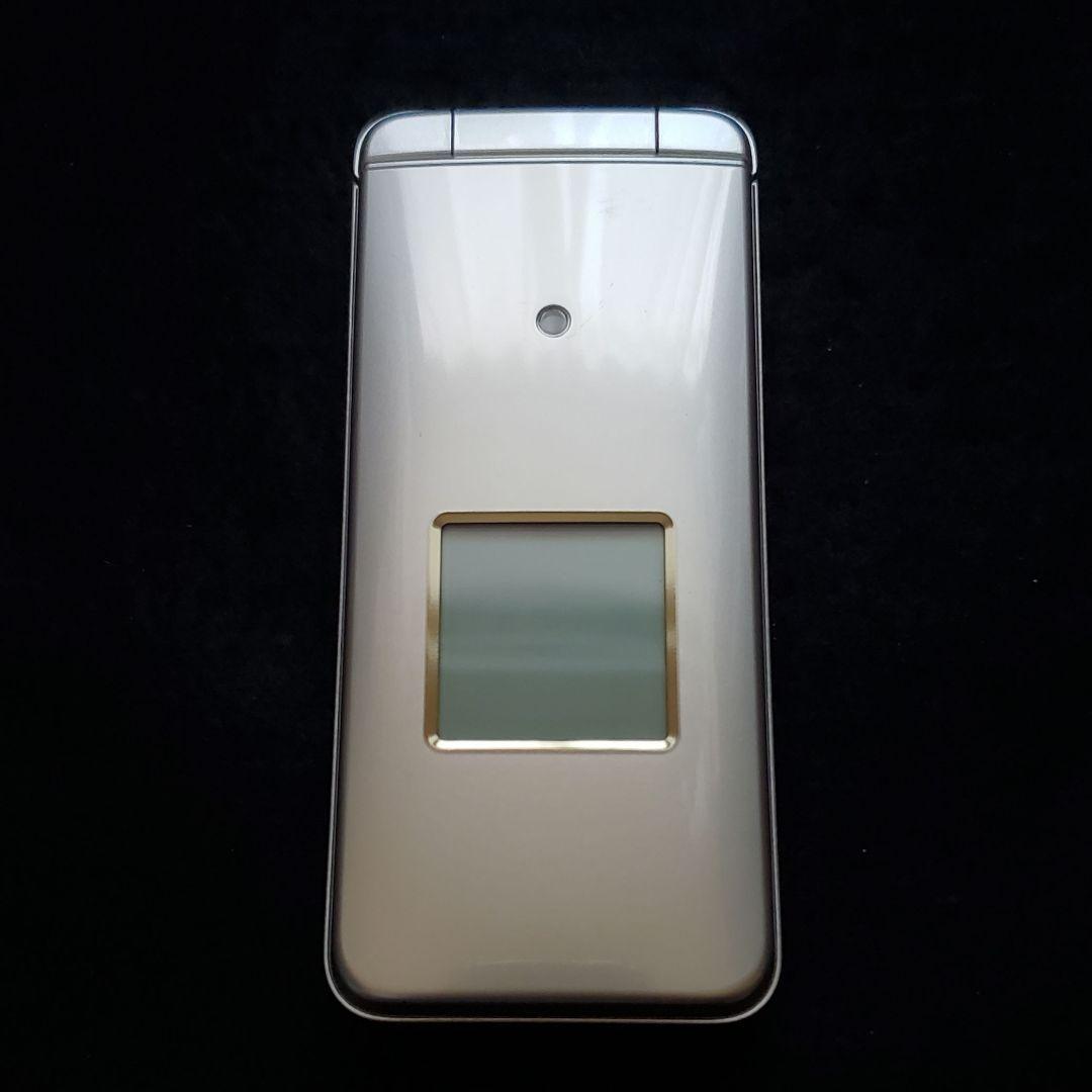 ★美品★匿名配送★｜au かんたんケータイライト KYF43 シャンパンゴールド