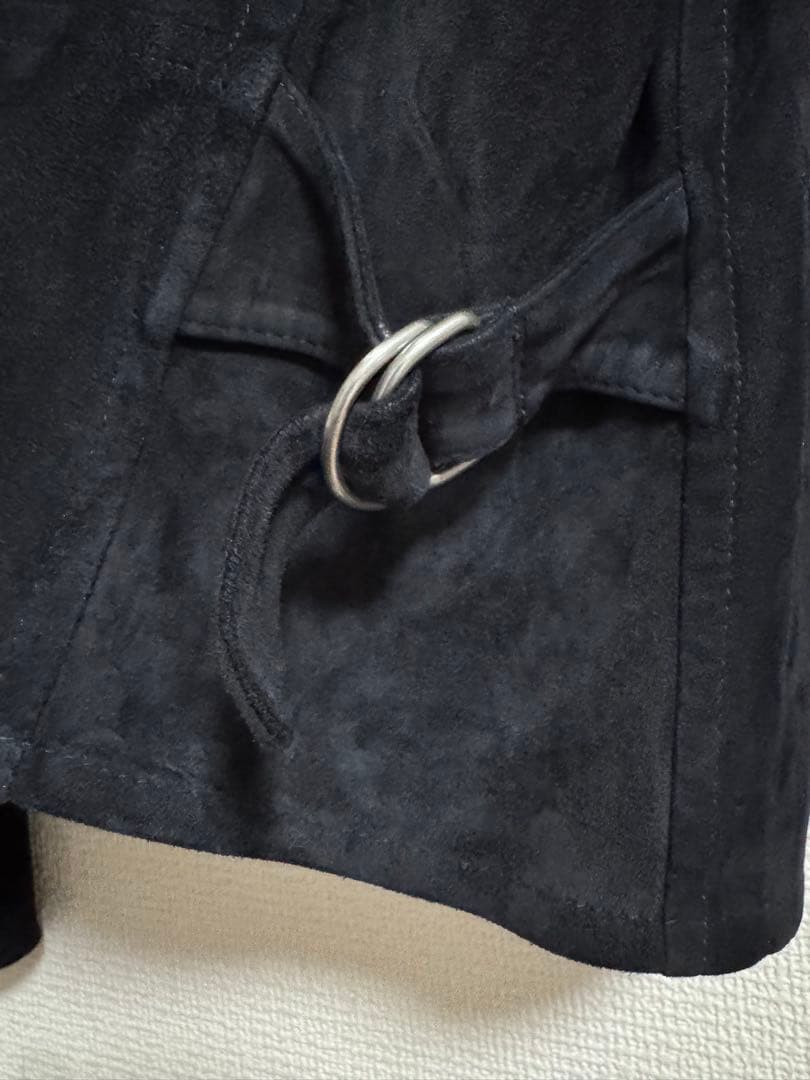 紙タグ付き美品！ COMOLI シープスエードジップショートジャケット