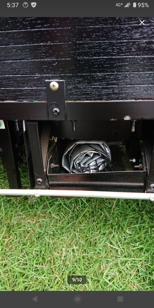 1/14 タミヤ　フラットベッドベース　スクラップ台車