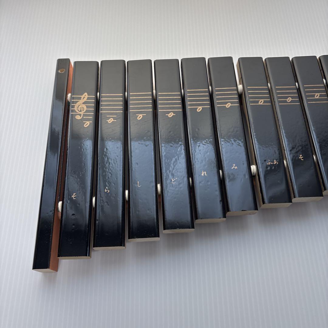 【マレット付き】 YAMAHA ヤマハ 卓上木琴 30音 No.185 箱あり