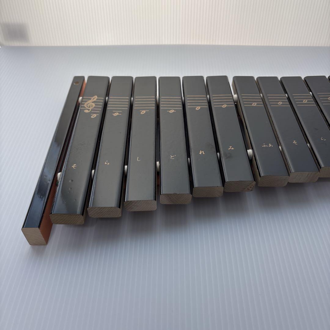 【マレット付き】 YAMAHA ヤマハ 卓上木琴 30音 No.185 箱あり