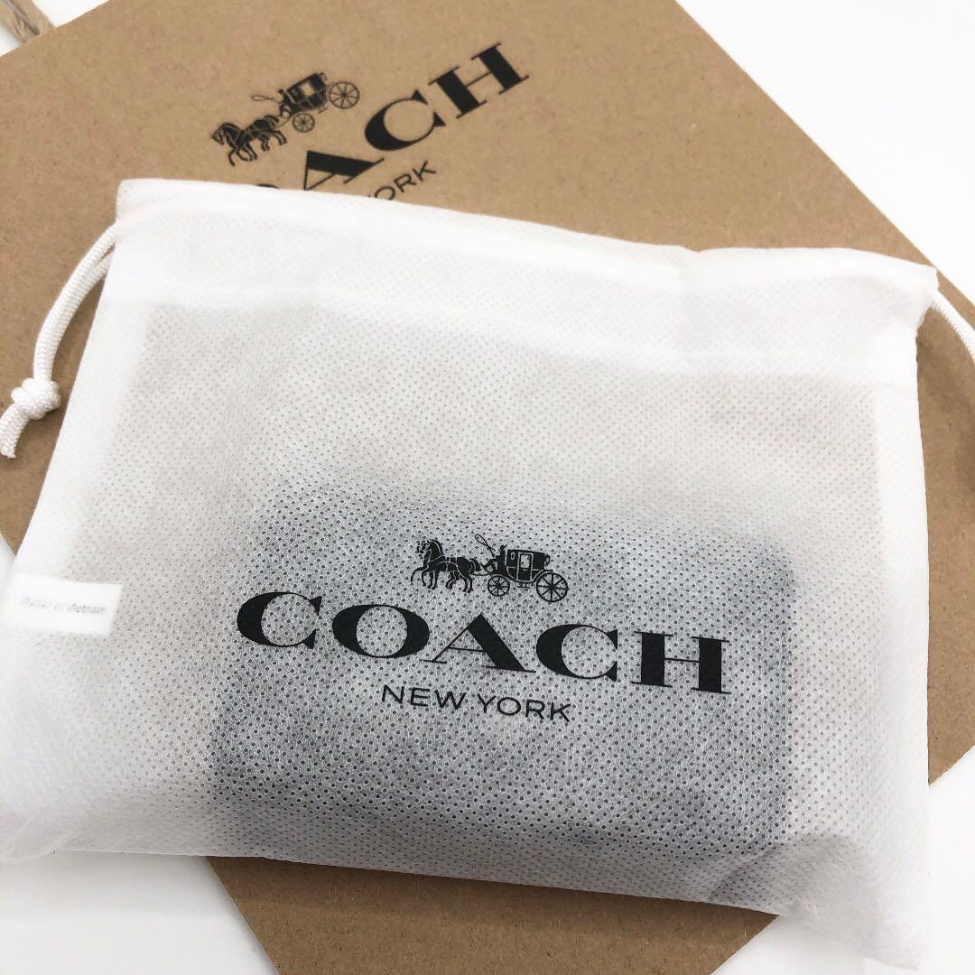 【COACH☆新品】☆シグネチャー☆チャコール☆5 リング キー ケース☆