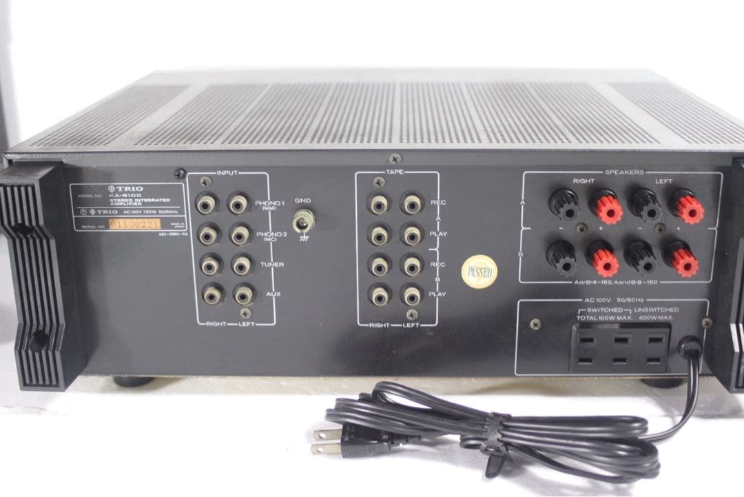 TRIO トリオ　KA-8100 プリメインアンプ