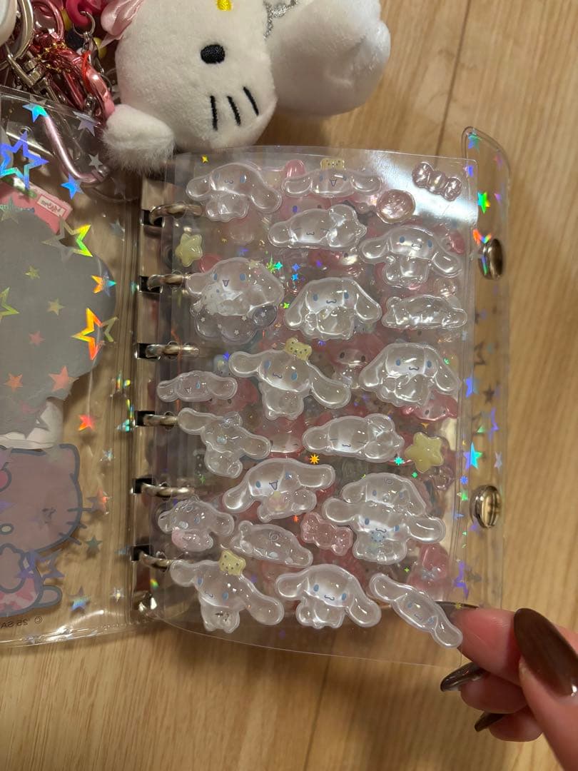 シール帳　完成品　サンリオ　ボンドロ　おはじきシール