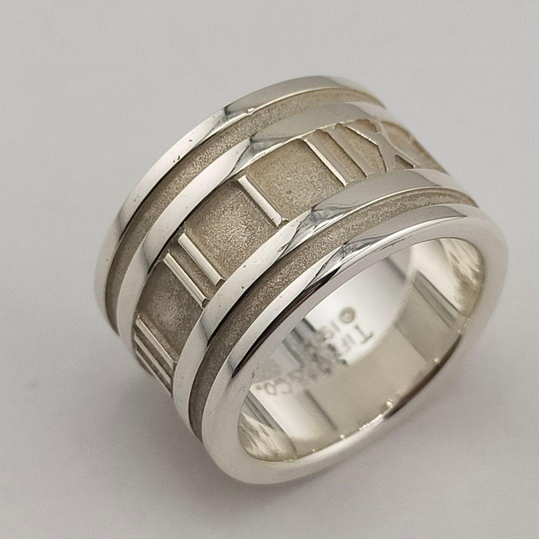 TIFFANY&Co. ティファニー シルバー アトラスワイド リング 8.5号