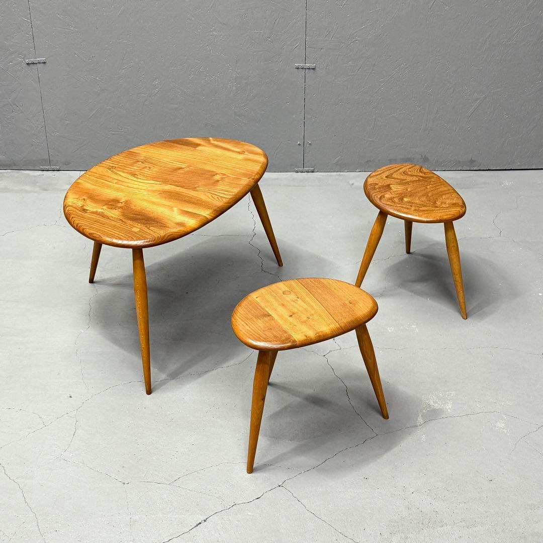 ERCOL(アーコール) ペブルテーブル (401)