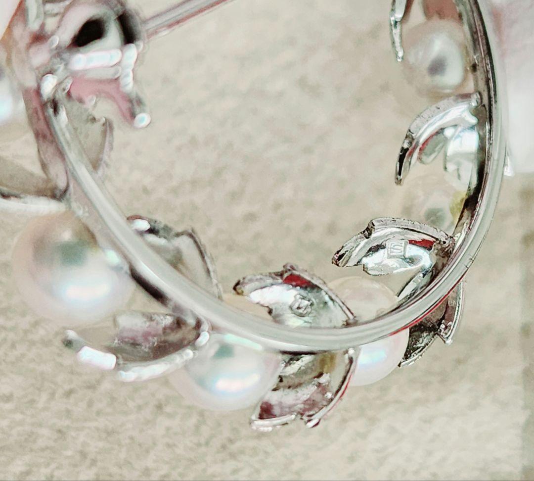 ミキモト ブローチ　ミキモト サークル ブローチ　ミキモト パール ブローチ