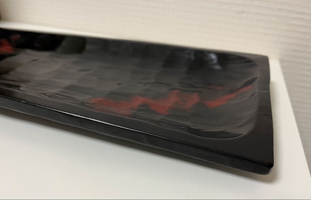 太田修嗣　長皿　トレイ　お皿　漆　漆器