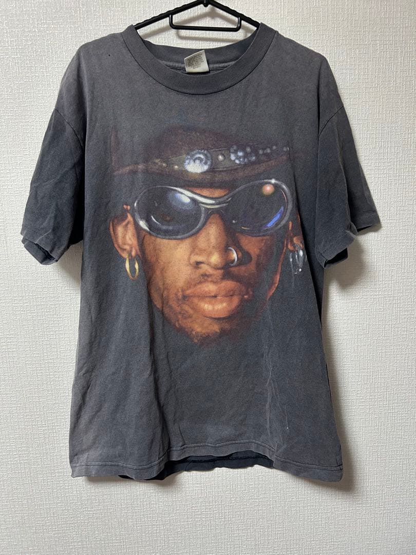 希少 USA製 90's NBA デニス ロッドマン Tシャツ　鬼フェード