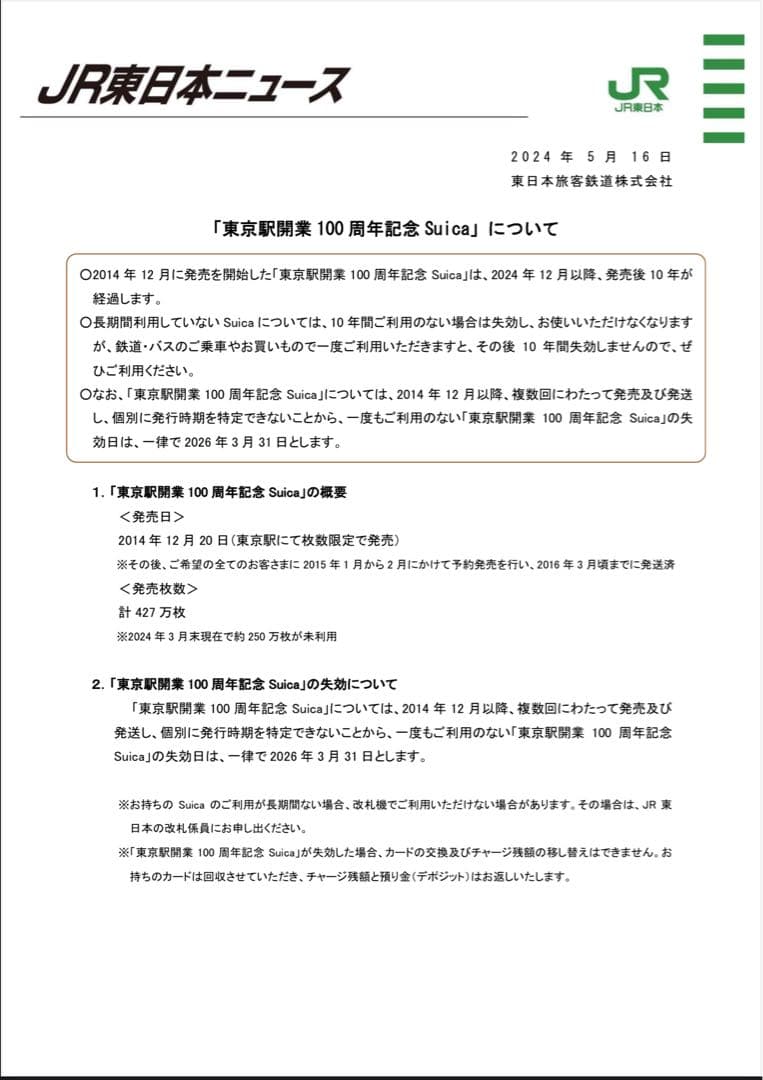 新品未開封 台紙付き 東京駅 100周年記念 Suica 無記名 3枚セット